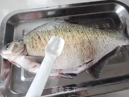 Make Red-burned mackerel step 1