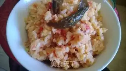 Make Tomato egg fried rice step 7