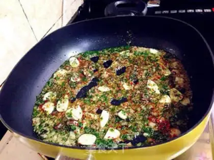 Make Garlic pepper for pasta step 11