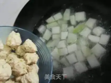 Make Porkball soup step 7