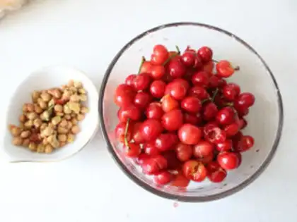 Make Ice cream cherry step 2