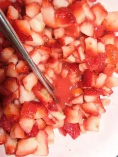 Make Strawberry sauce step 2