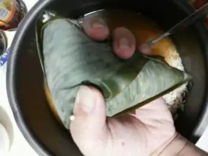Make Salted egg meat step 12