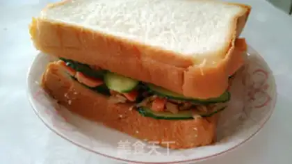 Make Lazy sandwich step 8