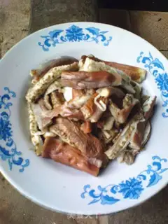Make Garlic hand tore eggplant step 4