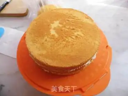 Make Five-colour fruit cream cake step 23
