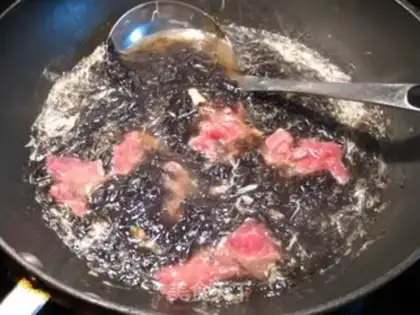 Make Veal shrimp dry purple soup step 6