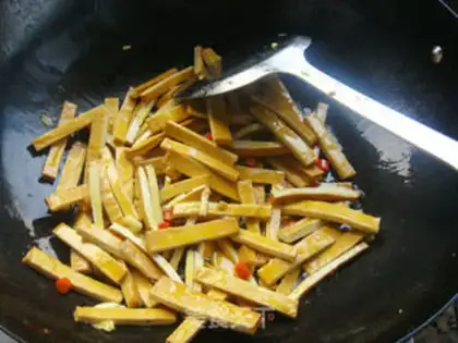 Make Scrambled beans step 5