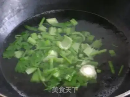 Make Celery with peanuts step 2