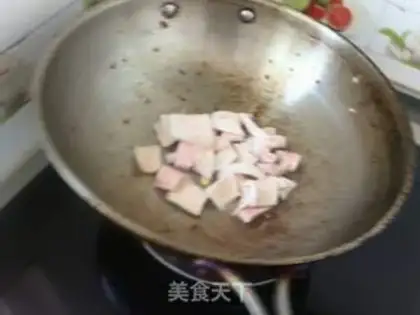 Make Garlic pig-skined beans step 2