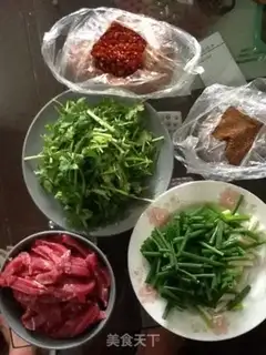 Make Spicy beef step 0