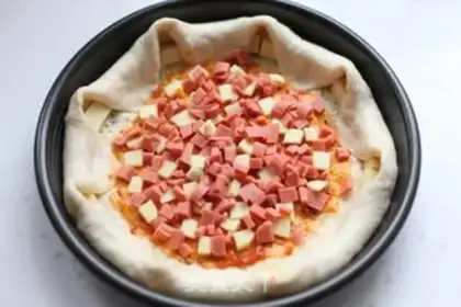 Make A pizza with a heart step 13