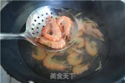 Make White burning shrimp step 5