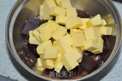 Make Cheese brownie step 2