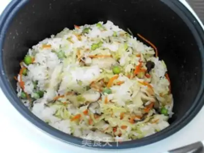 Make Peas rice step 8