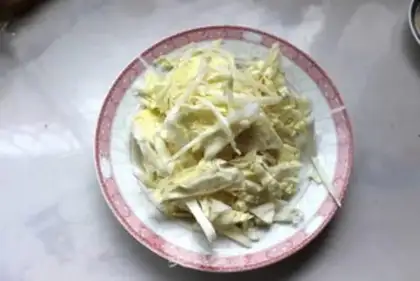 Make Shrimp-skin fan, casserole step 3