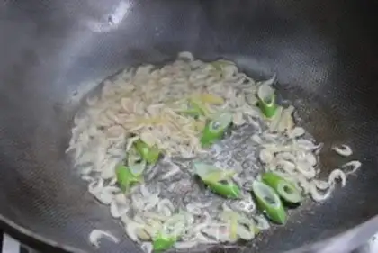 Make Shrimp-skin fan, casserole step 5