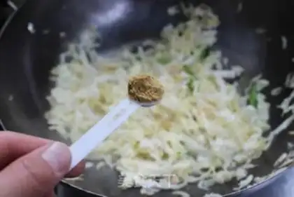 Make Shrimp-skin fan, casserole step 6