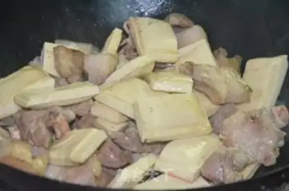 Make Pork fried beans step 4