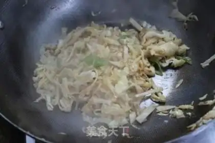 Make Shrimp-skin fan, casserole step 7