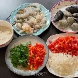 Make Spanish seafood step 0