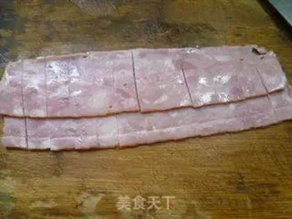 Make Bacon fried watermelon step 3