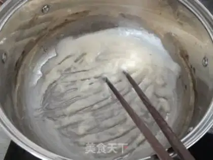 Make Red bean toast step 1