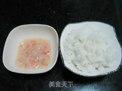 Make Curry shrimp fried rice step 0