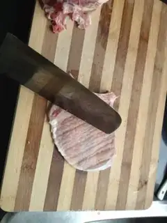 Make No fried chops step 1