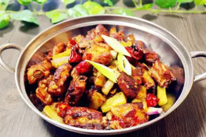 Make Dry pan ribs step 10