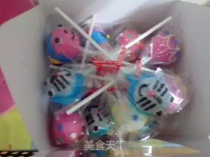 Make Lollipop cake step 23