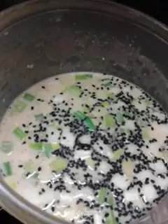 Make Egg ham pancakes step 2