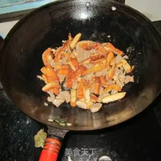 Make Garlic tofu fried meat step 6