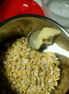 Make Milky corn soup step 2
