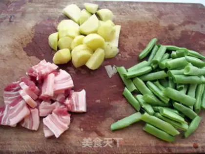 Make Northeast stew step 1