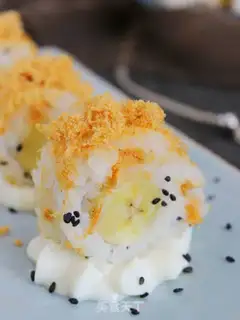Make Banana pine rolls step 6