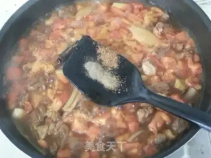 Make Tomato beef step 19