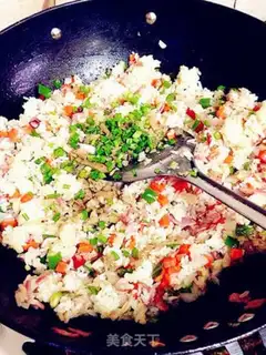 Make Bacon fried rice step 12