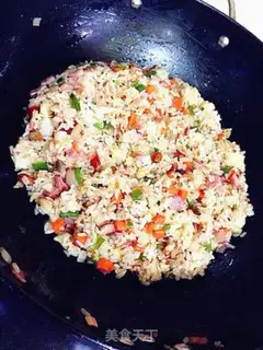 Make Bacon fried rice step 13