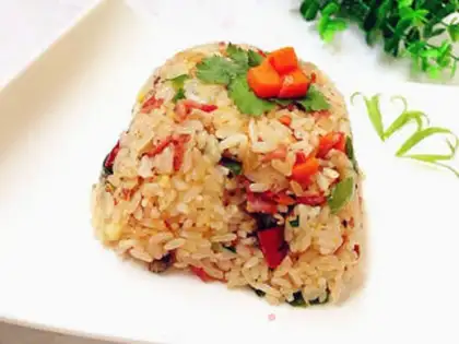 Make Bacon fried rice step 14