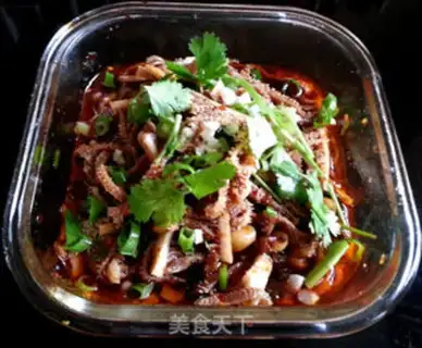 Make The red-oiled cow leaves step 7