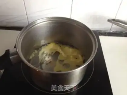Make Orange cream puff step 1