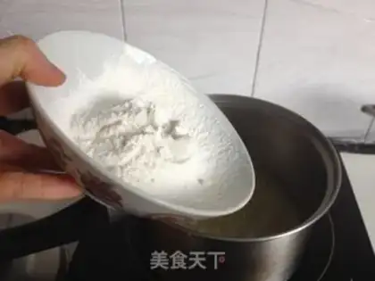 Make Orange cream puff step 2
