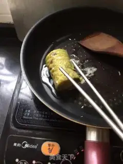 Make Chocolate banana rolls step 8