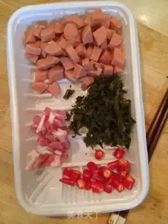 Make Bean sausage step 1