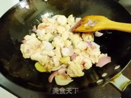 Make Xinjiang chicken step 6