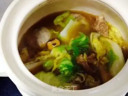 Make Horse rib tea step 11