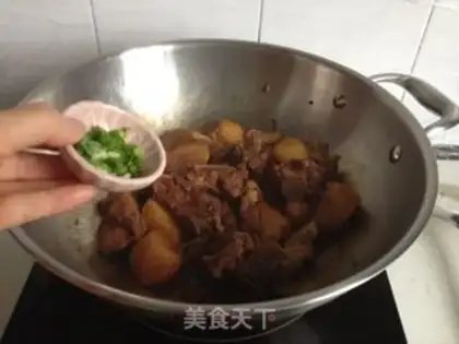 Make Breathed potato stew ribs step 8