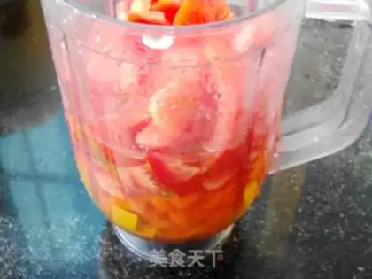 Make Carrot tomato pumpkin juice step 3