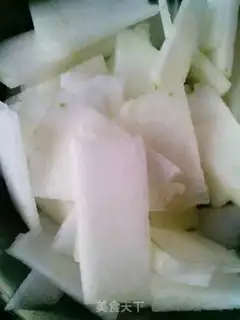 Make Seameat melon soup step 0